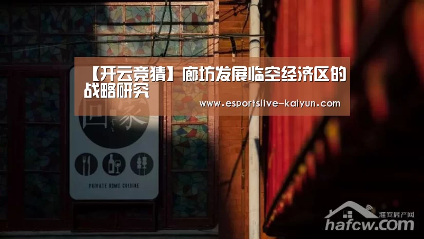 【开云竞猜】廊坊发展临空经济区的战略研究(图1) 开云直播